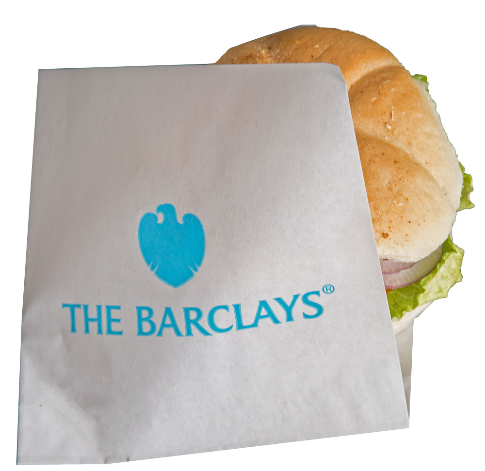 open side sandwich burger bag