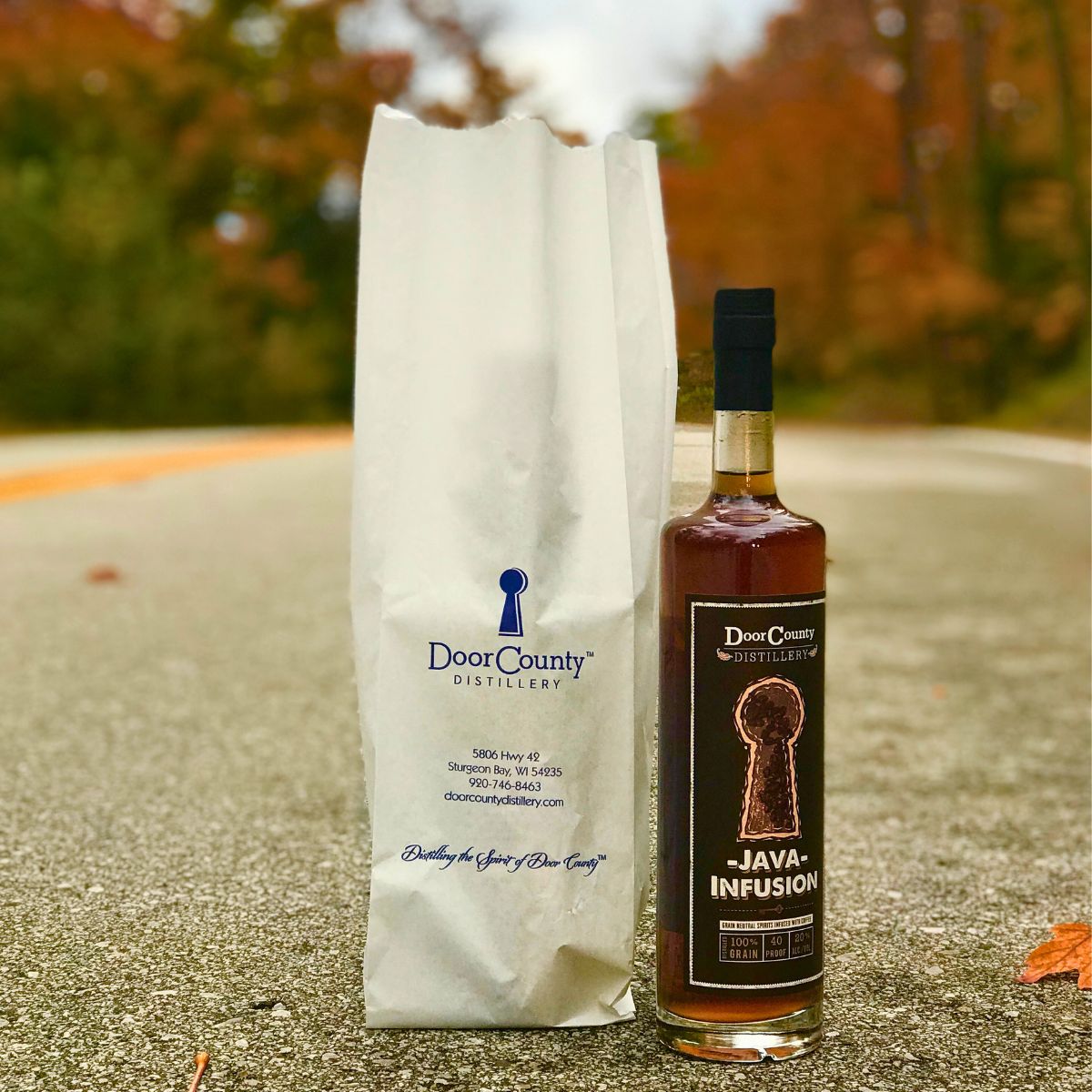 Photo of paper wine and liquor bags.